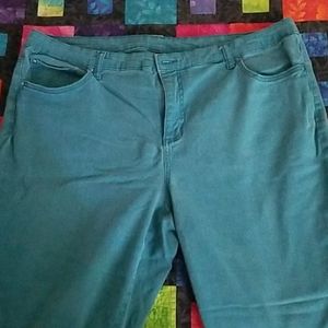 Fantastic teal jeans